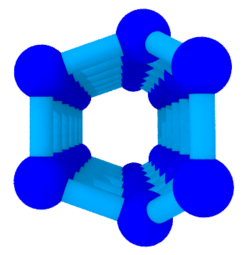 d-SEAMS hexagonal ice cage